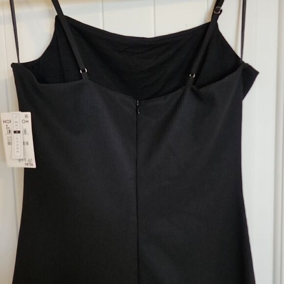 Open Edit strappy dress, ribbed, Back slit, back zip, Size Med NWT - Picture 5 of 6